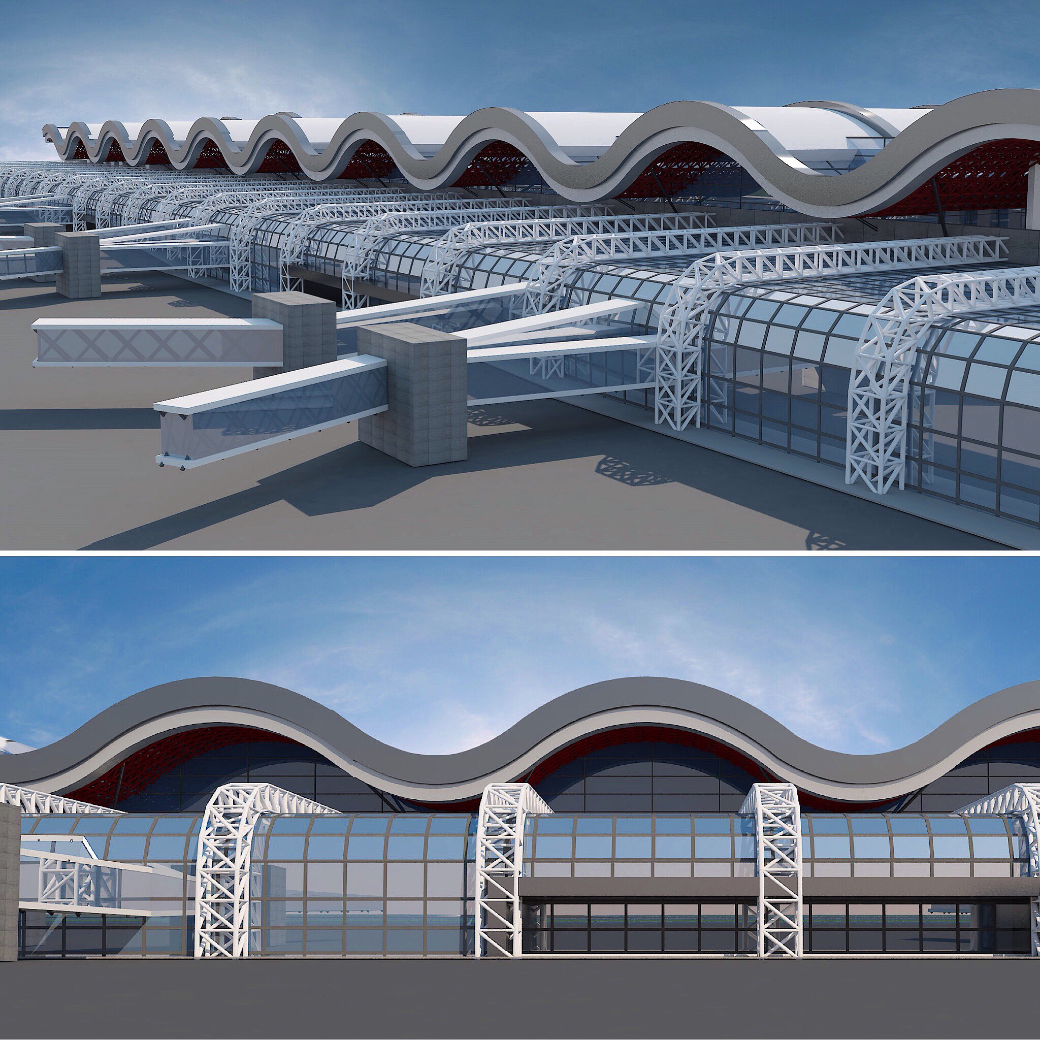 Kayseri Havaalanı konsept proje